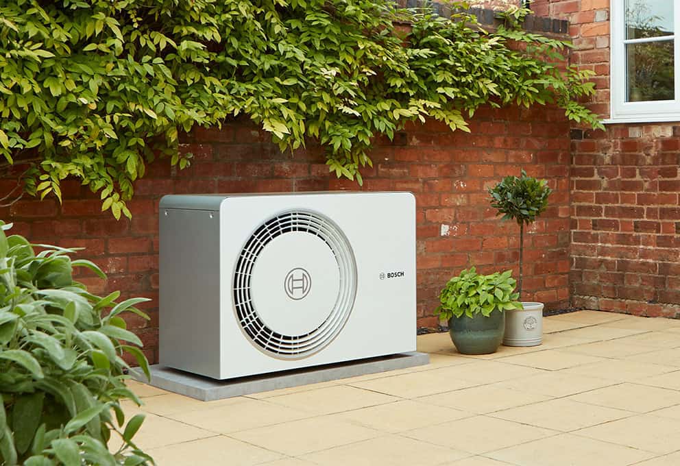 air source heat pump installation